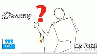 Draw gandhiji | How to draw Mahatma Gandhi -Part 1 | mspaint tutorial | ms paint | computer drawing