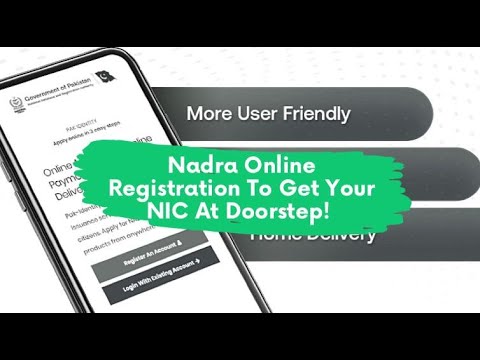 Nadra Online Registration | Nadra App | Nadra Login 2021 | CNIC | NIC |NICO