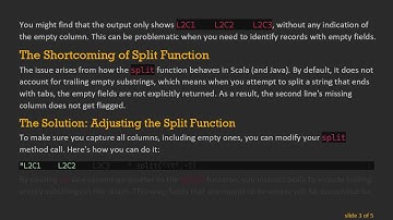 How to Return Empty Fields in Spark for Effective Data Processing