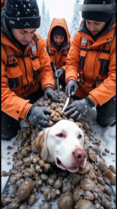 Rescue Mission: Removing Millions of Barnacles from Injured Dog in Snow