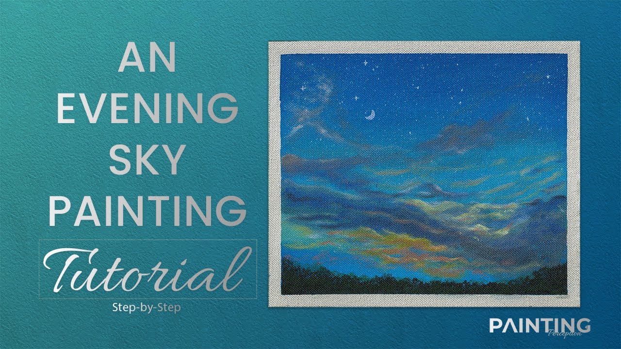 How to Paint an Evening Sky with Clouds Step By Step YouTube — free download