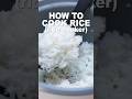 How to cook rice in a rice cooker