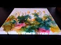 Alcohol Ink  Tutorial on Canvas , Cool Effect With Wrap ( nr 65 )