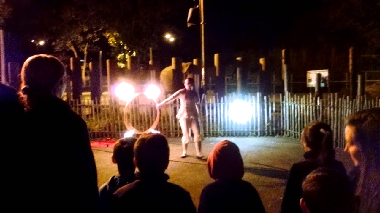 Acacia Fire Hoops for an Elephant