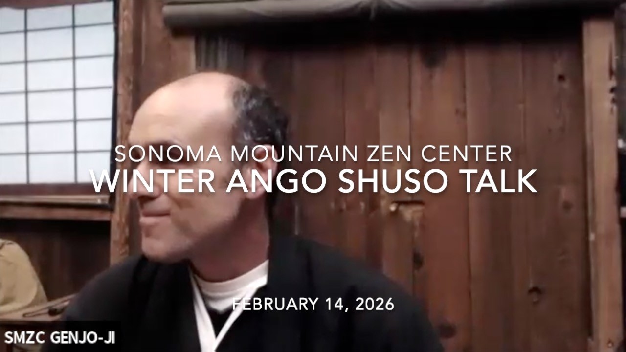 Winter Ango Shuso Talk 