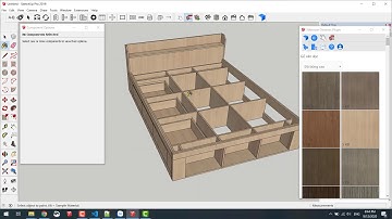 Khung giường có hộc kéo Sketchup Dynamic