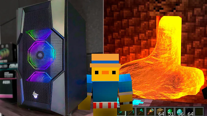 NOSSO NOVO PC GAMER PRA JOGAR MINECRAFT REALISTA D...