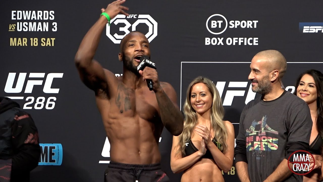 Leon Edwards gets crowd to CHANT Headshot Dead ahead of UFC 286 YouTube