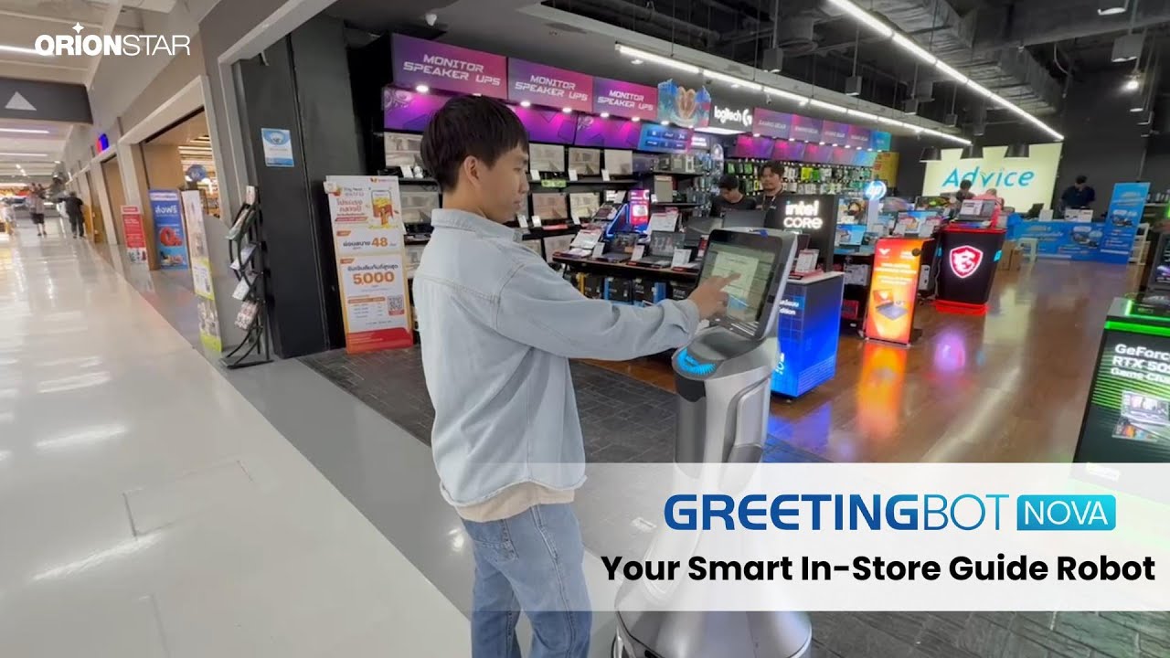 Meet NOVA: Thailand’s Smart Shopping Guide Robot 🛒🤖 | Retail Innovation by OrionStar