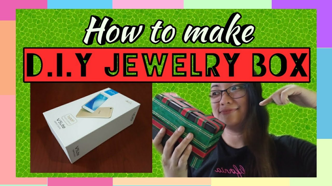 How to Make a DIY Jewelry Box Tagalog Philippines YouTube