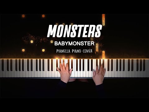 MONSTERS (EASY PIANO SHEET) - BABYMONSTER