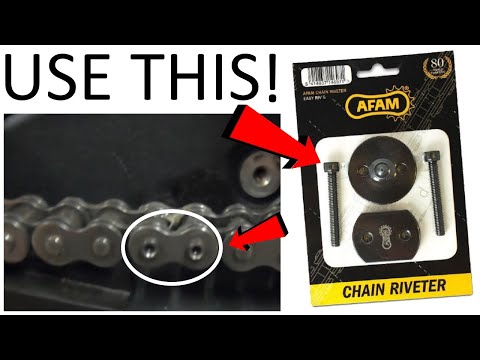 Motorcycle Chain Rive - AFAM Easy Riv 5 - For Riveting Hollow and Full Axle  Chai