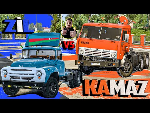 Kamaz və Zil Ağır Yük ilə Test Etdik Kapıştırdıq | Maşın Oyunları | ETS2 #malikbedelov