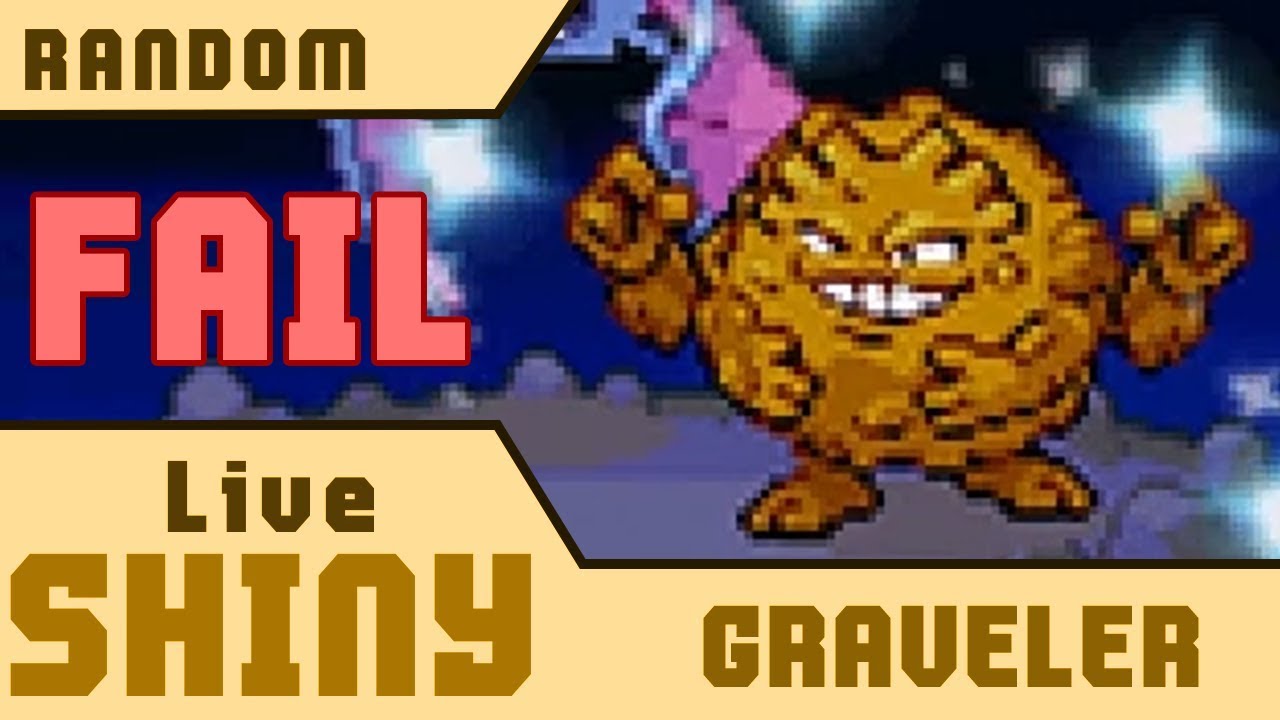 Live Random Shiny Graveler Fail • Pokemon Platinum