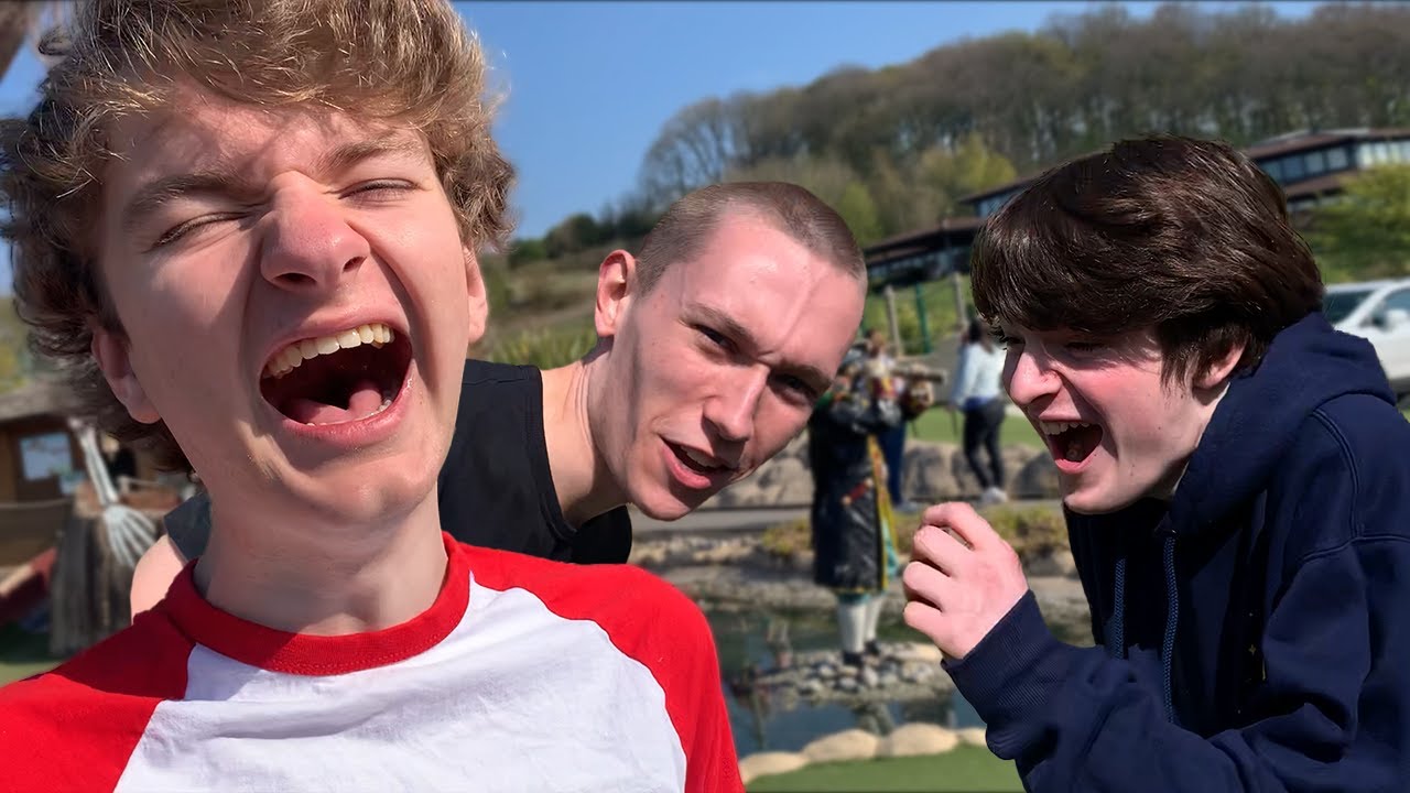 Я взял Томми и Таббо поиграть в гольф...