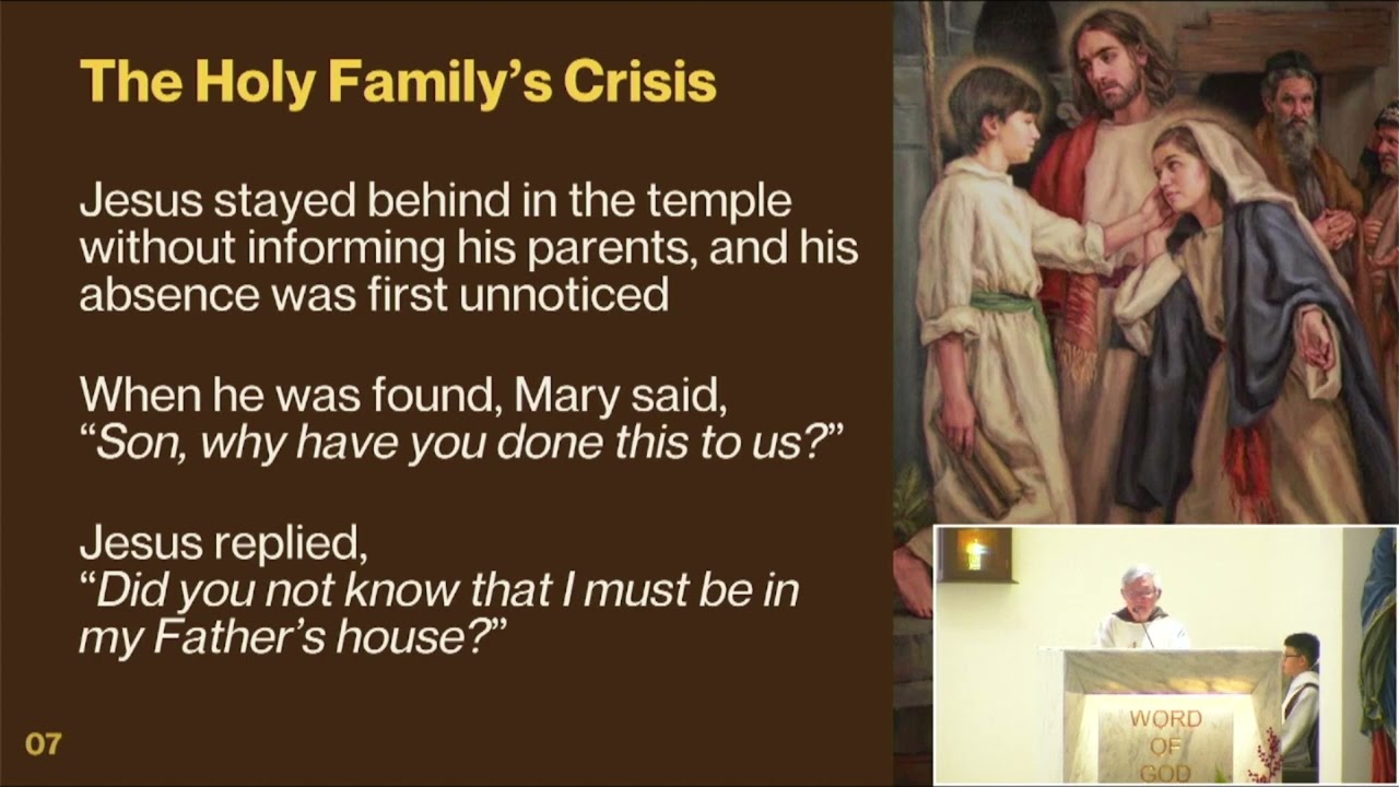 Be Faithful to God's Will - Feast of the Holy Family