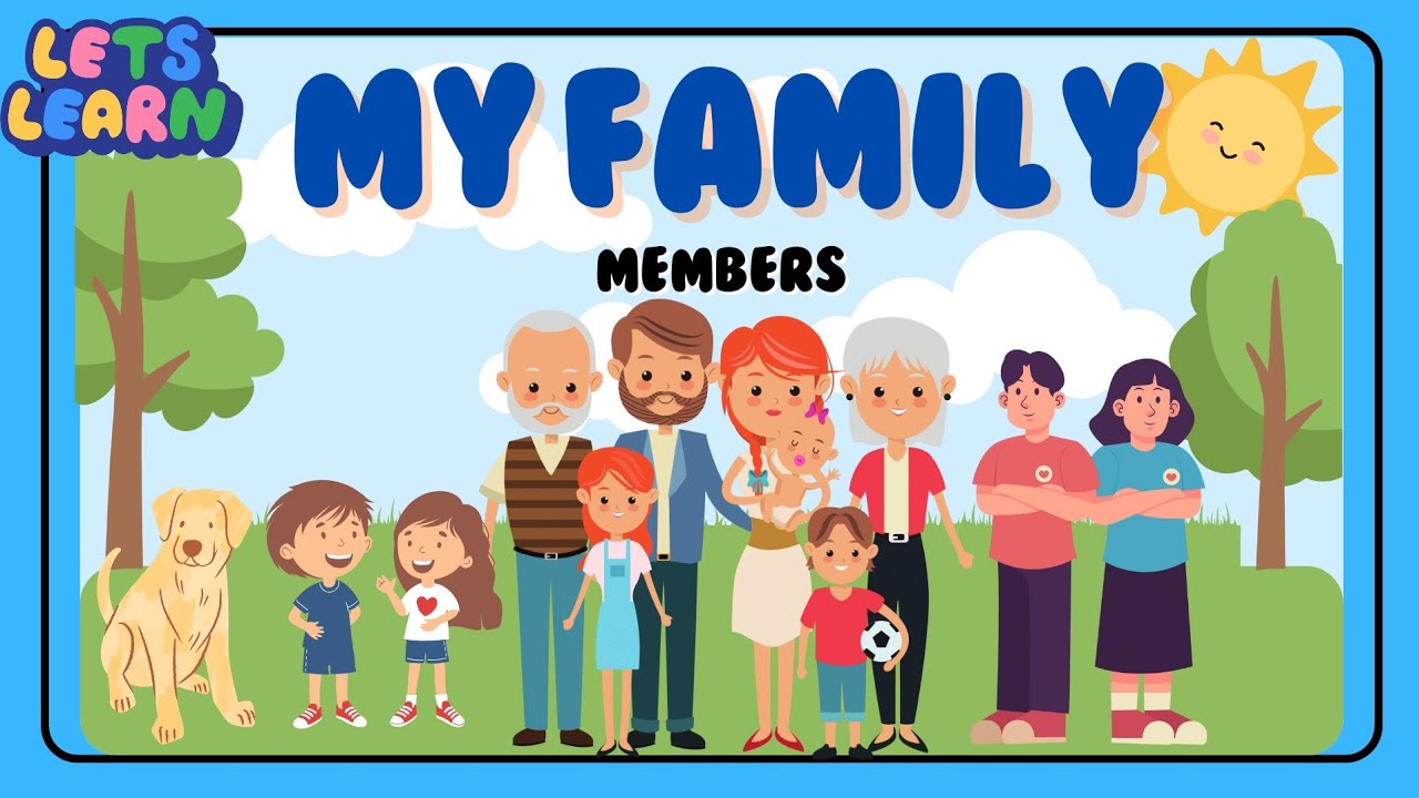 My Family Song for Kids | Learn Family Members 👨‍👩‍👧‍👦 - YouTube