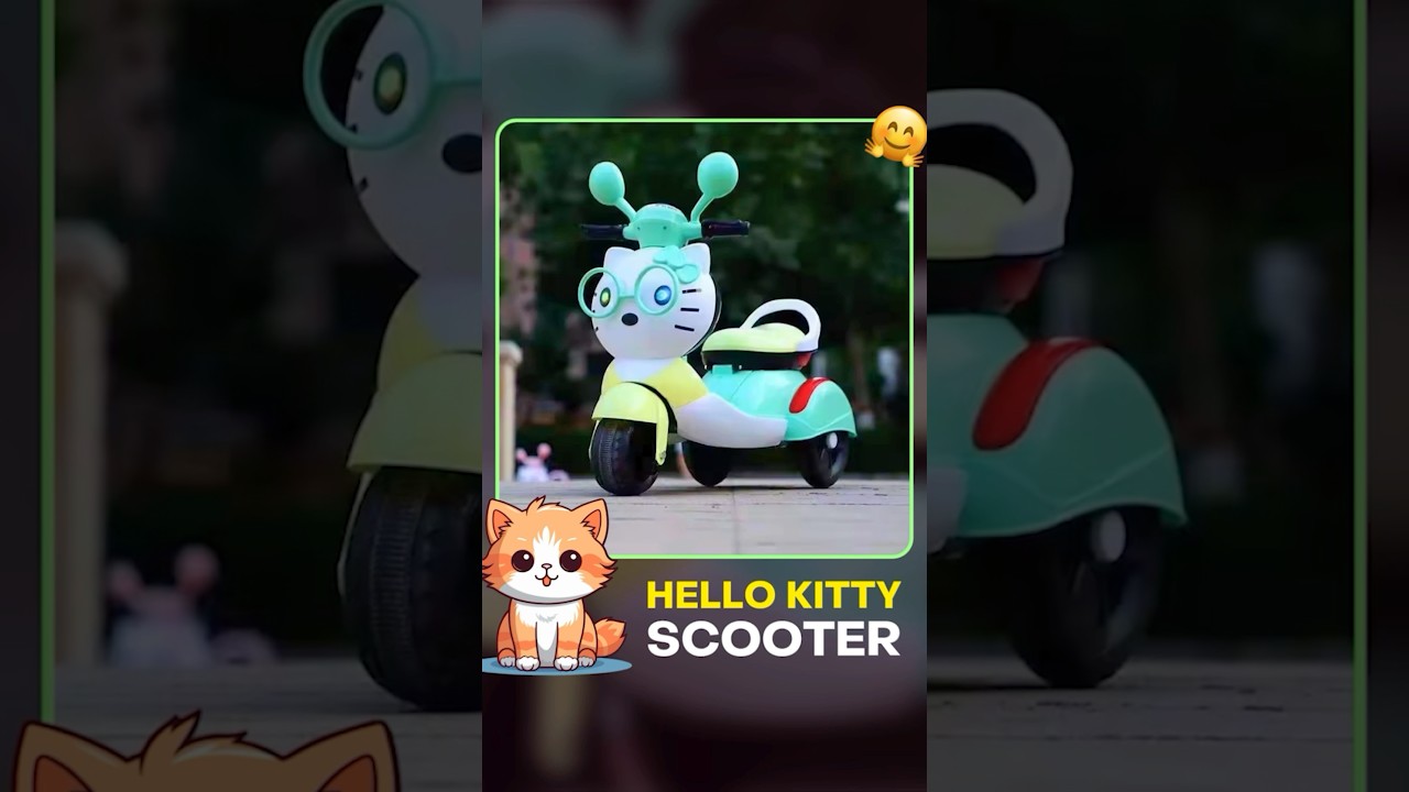 Hello Kitty Scooter 🛵 😻 