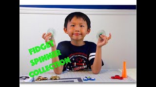 FIDGET SPINNER COLLECTION with 2 new unboxing and battles - Blackguppy Black guppy