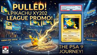 I Pulled A Rare Pikachu XY202 League Promo PSA 9 Slab On Triumph Rips! Epic Pokemon Pull!