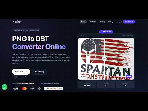 How to Convert PNG to DST | A Complete Guide for Embroidery Digitizing