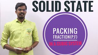 Packing Fraction in a Cubic System(Solid State)
