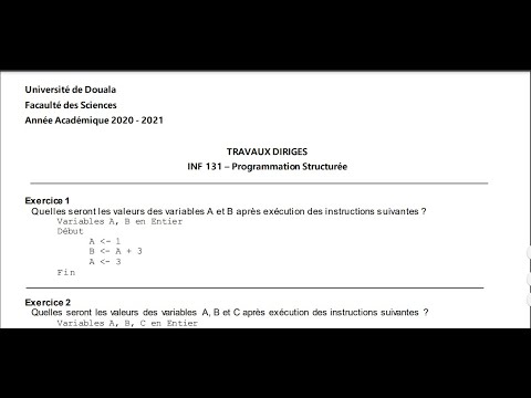 exo3 Programmation (en Langage C)