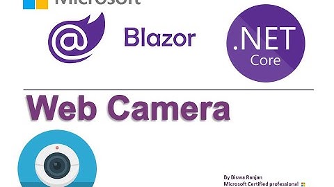 Using Web camera in Blazor Application