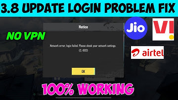 🤩3.8 UPDATE {100%Fix}😍 BGMI LOGIN PROBLEM | HOW TO LOGIN BGMI | BGMI LOGIN PROBLEM | LOGIN PROBLEM