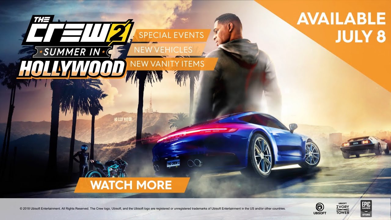 The Crew 2 Summer in Hollywood Launch Trailer PC PS4 Xbox One - YouTube