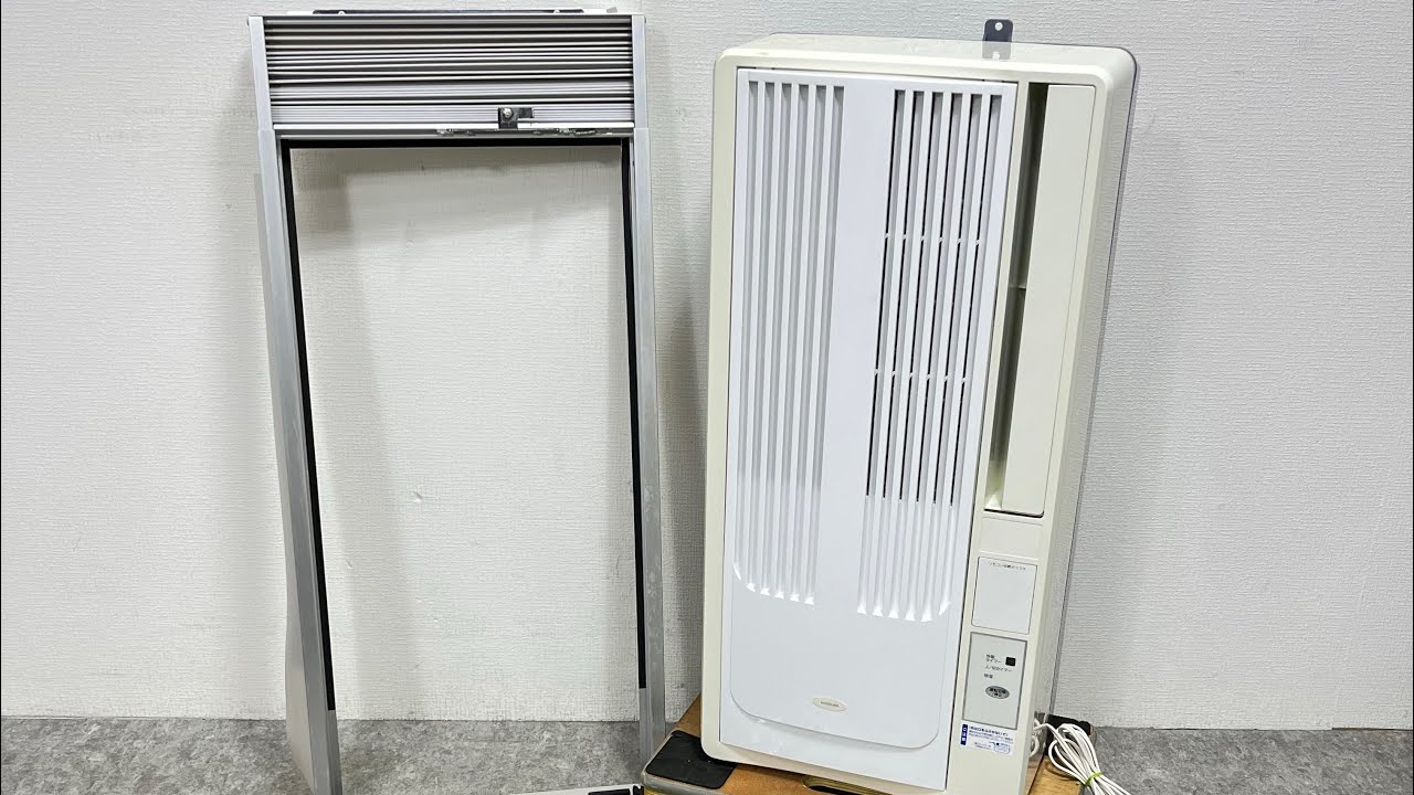 □ KOIZUMI コイズミ KAW-1682 ルームエアコン 窓用 2018年製 ウインド
