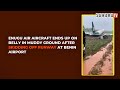 Enugu Air Aircraft Ends Up On Belly In Muddy Ground After Skidding Off Runway At Benin Airport