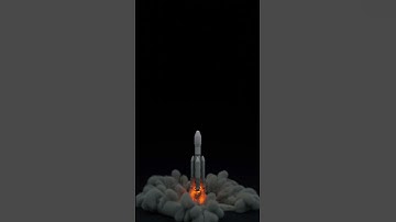 Rocket launching ( ignition ) animation made in blender