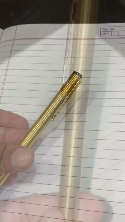 parker-vector-gold-pen-review-youtube