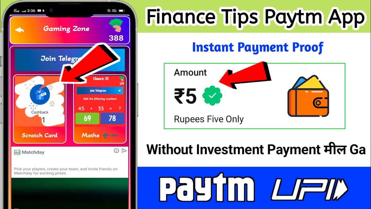 🤑Earn Rs.5 Free Paytm Cash INSTANT Paytm WALLET Earning App Without