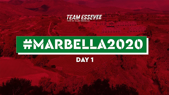 #Marbella2020 - day 1