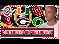 CFP National Title Contenders vs Pretenders - Josh Pate's College Football Show