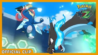 Greninja Battles Charizard | Pokémon the Series: XYZ | Official Clip