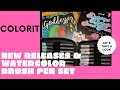 Colorit New Releases & Watercolor Brush Pen Set!! | Flip Throughs, Swatching & First Impressions