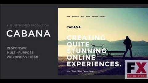 Preview Cabana - Responsive Creative WordPress Theme TForest