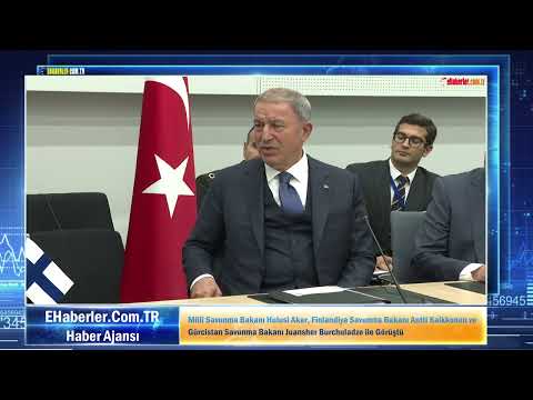 MSB Hulusi Akar, Finlandiya Savunma Bakanı ve Gürcistan Savunma Bakanı ile Görüştü