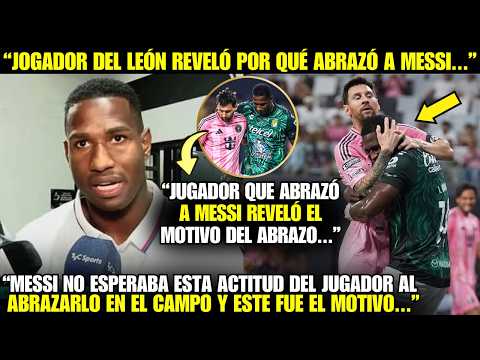 😱¡VAYA! ¡MIRA EL MOTIVO DETRÁS DEL ABRAZO DEL JUGADOR RIVAL A MESSI EN REVELACIÓN CONMOVEDORA!