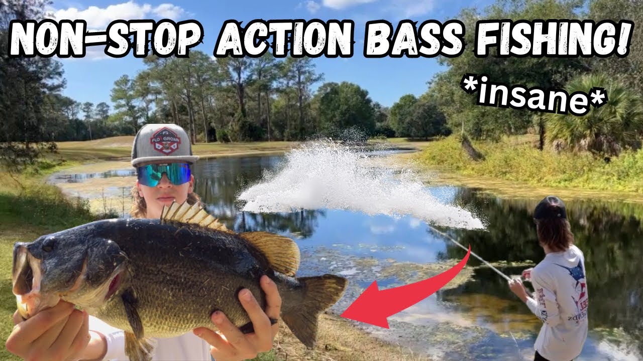 Non-Stop Action Bass Fishing!! *insane*