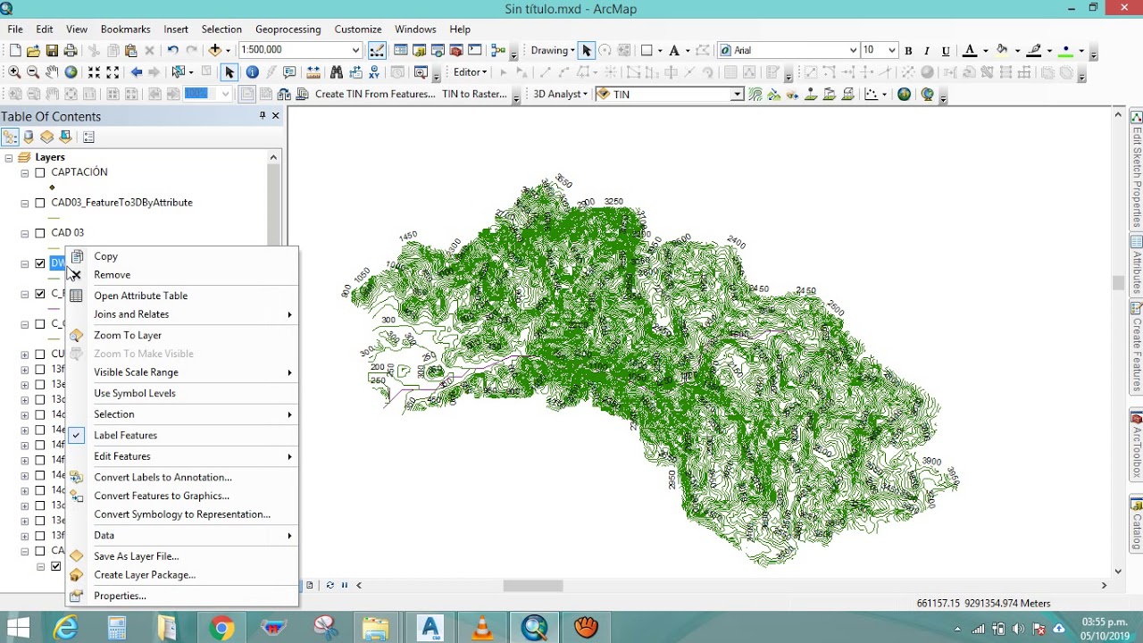 C MO EXPORTAR UN ARCHIVO DE ARCGIS A DWG EN 3D YouTube