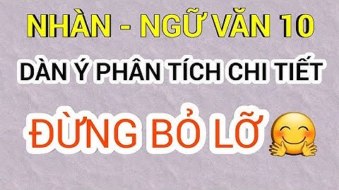 Phân tích bài thơ nhàn ngữ văn 10