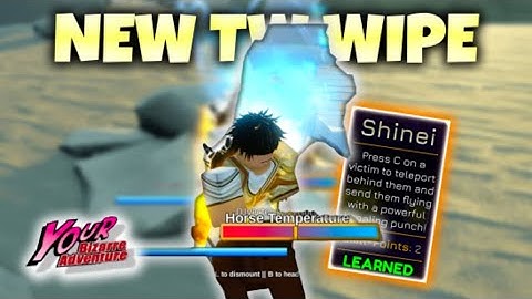 [YBA] SOLO WIPING SBR with NEWLY BROKEN TW...