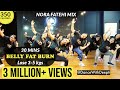 30mins daily belly fat burn workout  nora fatehi mix  lose weight 35kgs dancewit.eepti