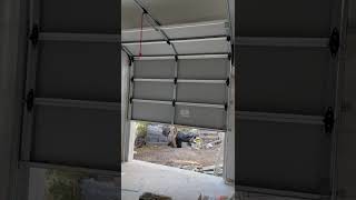 Automatic Gliderol sectional doors installation - Internal View