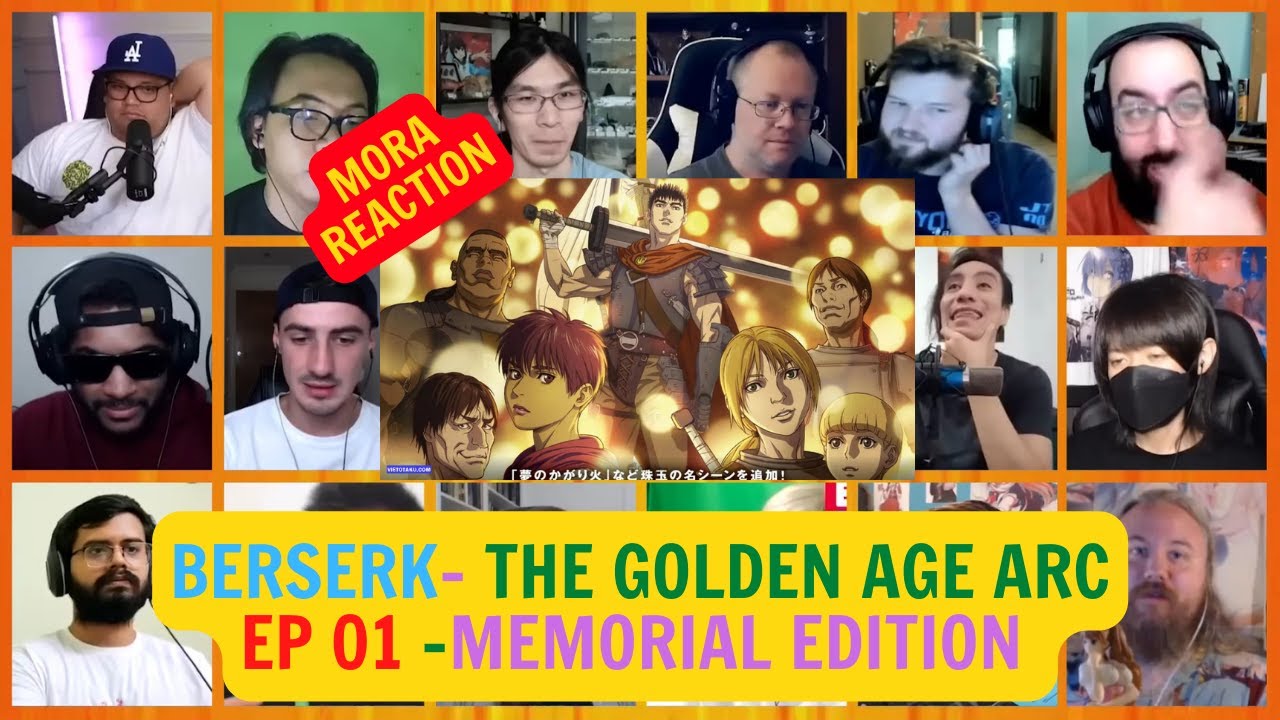 Berserk- The Golden Age Arc - Memorial Edition Ep 01 Reaction Mashup