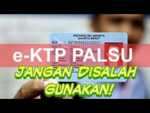 Jangan salah Pergunakan!! Cara Buat KTP PALSU - TUTOR TAKIN #3 - YouTube